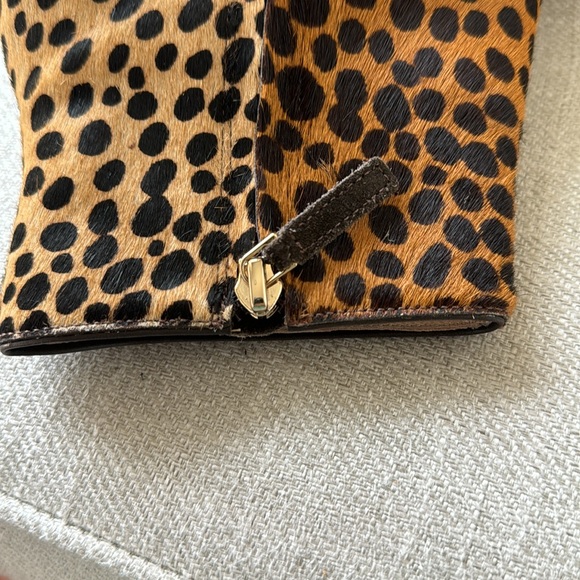 $550 Ulla Johnson Lola Leopard Stiletto Ankle Boots Calf hair Pointed Toe Size 7 - Picture 5 of 8